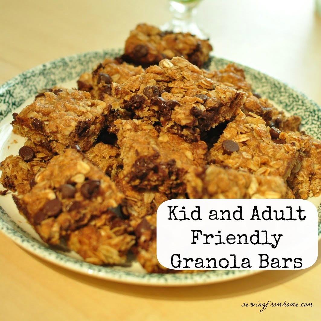 Recipe Updated! Kid (and Adult!) Friendly Granola Bars Serving From Home