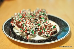 peppermint meringues