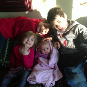 morning at Nana and Papa's