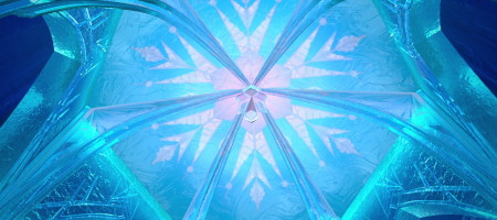 Frozen-ice palace dome