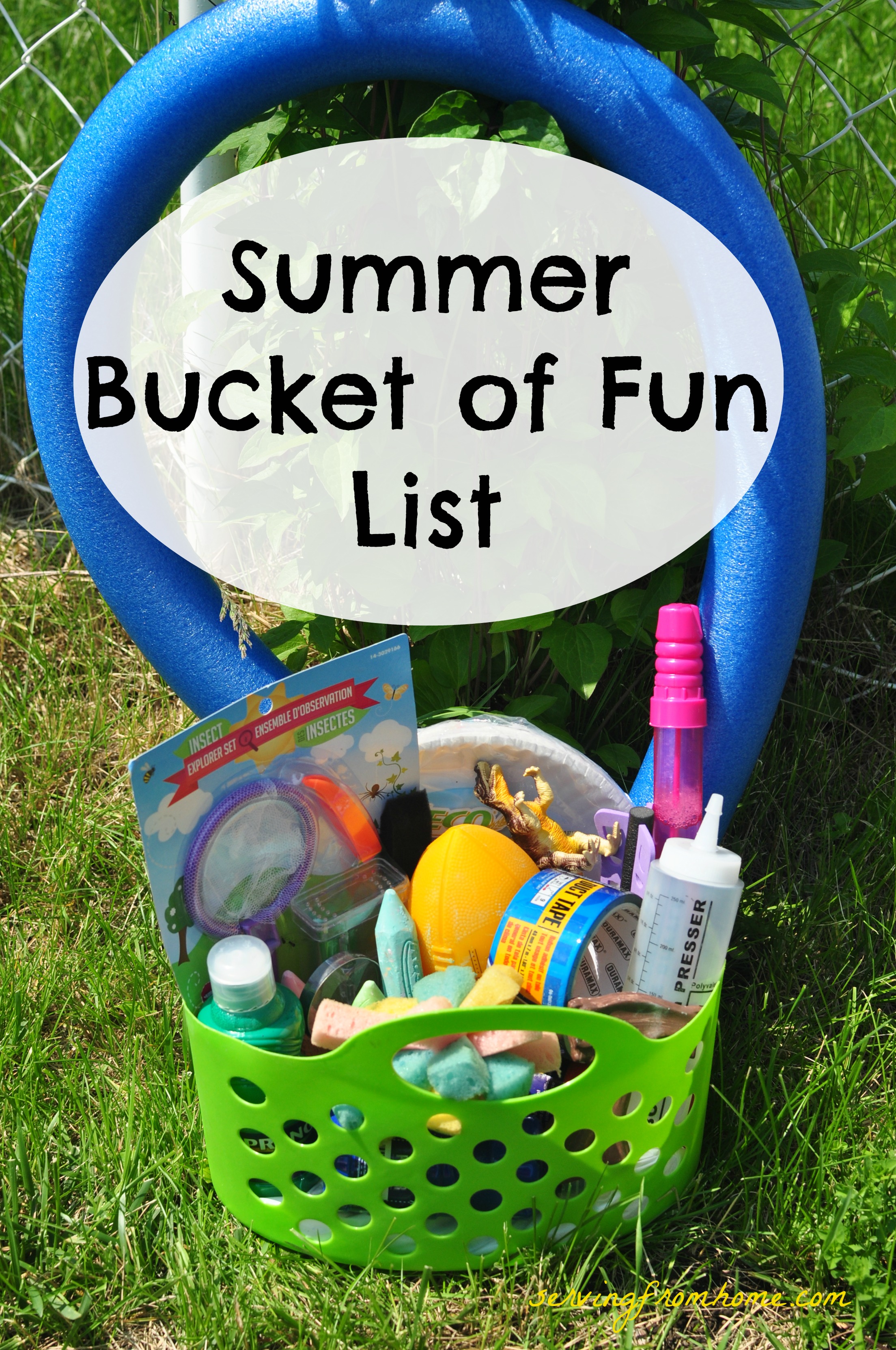 Summer Bucket of Fun List Serving From Home