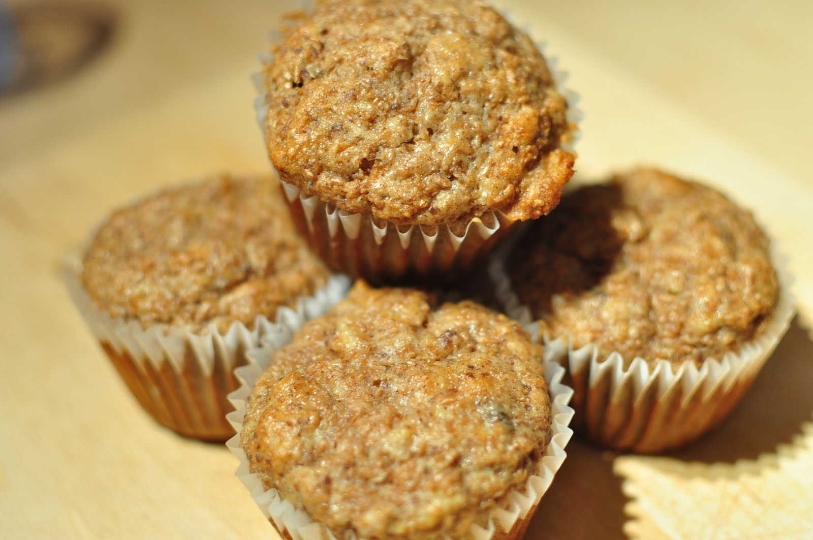 Buttermilk Banana Bran 100% WHOLE WHEAT MUFFINS! And they&amp;#39;re good too ...
