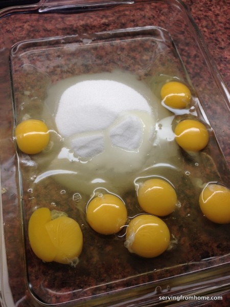 baked oatmeal eggs and sugar